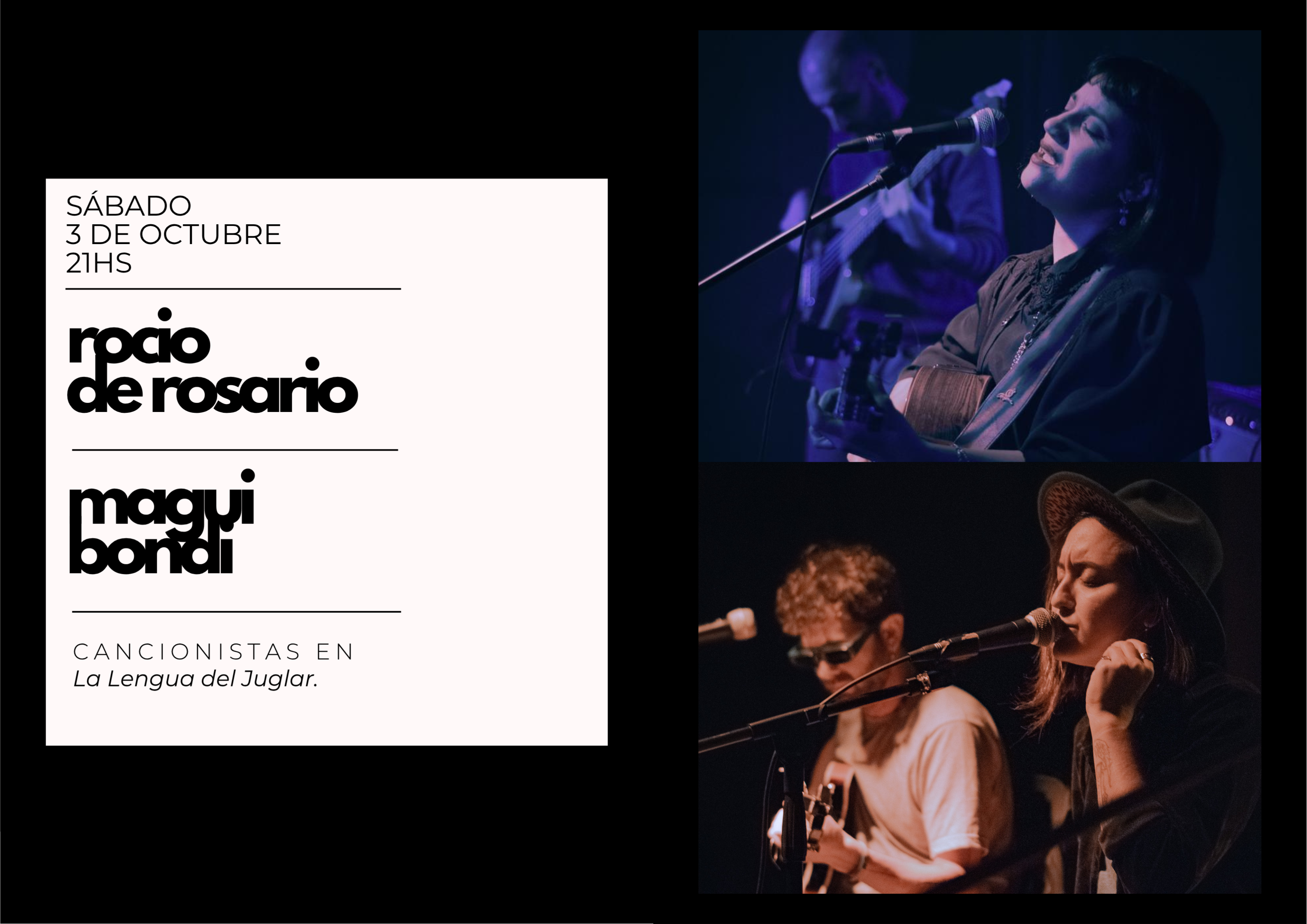 Cancionistas en La Lengua del Juglar